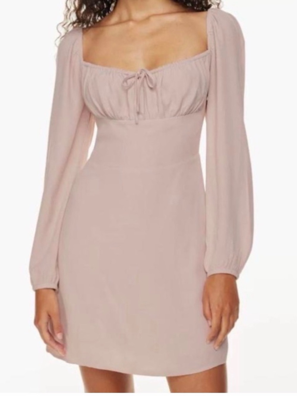 Aritzia Sunday Best Delilah Longsleeve Dress Small